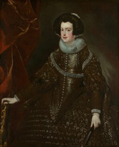 Isabel de Borbón, esposa de Felipe IV de España, c. 1632 de Workshop of Diego Velazquez