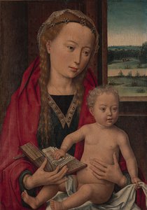 Virgen y niño de Workshop of Hans Memling