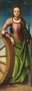 Alemán: Die Hl. Katharina Santa Catalina de Alejandría de workshop of Lucas Cranach the Elder