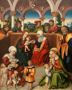 Alemán: Heilige Sippe El parentesco sagrado de workshop of Lucas Cranach the Elder