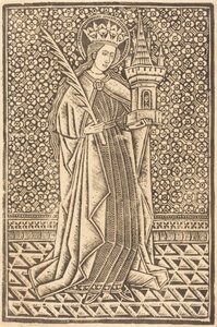 Santa Bárbara de Workshop of Master of the Cologne Arms