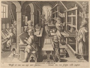 Impresión de libros de Workshop of Philip Galle after Jan van der Straet