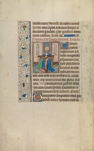 El Trono de la Gracia Trinidad de Workshop of Willem Vrelant