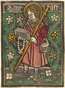 San Jost, c. 1480 de Workshop of the Master of the