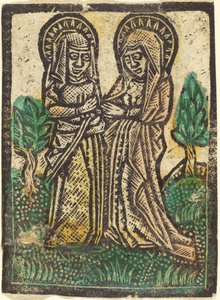 La visitación de Workshop of the Master of the