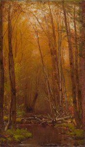 Los abedules de los Catskills, ca. 1875 de Worthington Whittredge