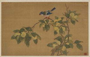 Pájaro y Fruta de Wu Zhang