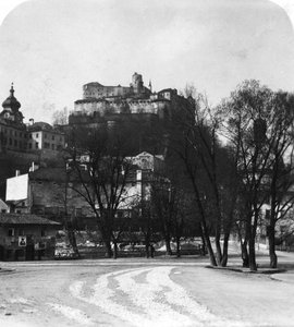 Fortaleza Hohensalzburg, Salzburgo, Austria, c1900