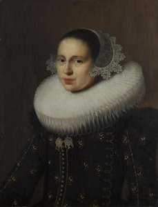 Retrato de Hendrickje Uylenburgh (1600-1682) de Wybrand de Geest (I)