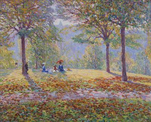 El Picnic (óleo sobre lienzo) de Wynford Dewhurst