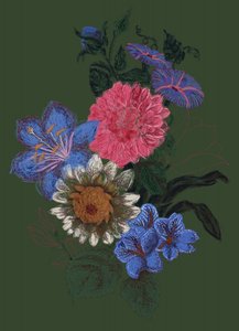 Ramo de flores de jardín de colores de XHOZUCAN