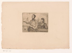 Dos músicos de Xavier Mellery