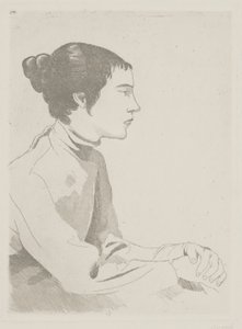 Retrato de una mujer de Xavier Nogues