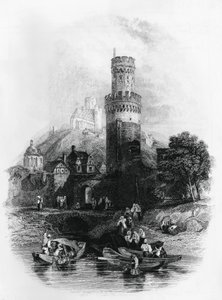 Ilustración de Leproso de Aosta, novela de Xavier De Maistre (1763-1852), grabado de Xavier de Maistre