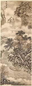 Clouds and Waves at the Wu Gorge de Xie Shichen