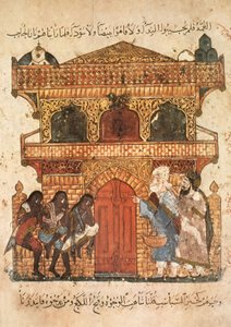 Palacio de una dama, de Maqamat por Al Hariri, c.1240
