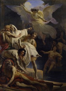 La curación en el estanque de Siloé, 1845 de Yakov Fyodorovich Kapkov