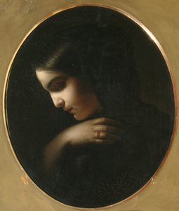 Joven viuda, 1850 de Yakov Fyodorovich Kapkov