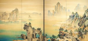 Bon presage - Buen augurio - Shunkyo, Yamamoto (1871-1933) - 1931 - Acuarela sobre seda - Museo de Arte Adachi de Yamamoto Shunkyo