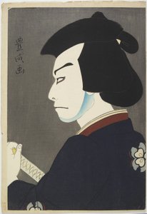 Actor Nakamura Kichiemon I como Hoshikage Doemon, 1921