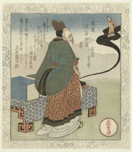 Tinta: Emperador chino Gensô Sumi - Gensô kôtei (título sobre objeto) Los cuatro camaradas del escritorio de Ichiyôren (título de la serie) Ichiyôren bunbô shiyû (título de la serie sobre el objeto)