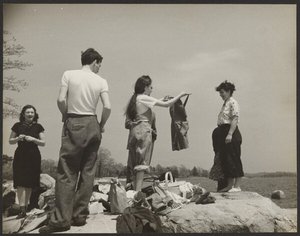 [Picnic de clase] de Yasuo Kuniyoshi