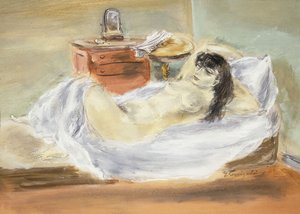 Hora del ocio de Yasuo Kuniyoshi