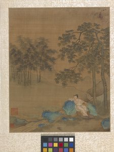 Álbum Escena de jardín (tinta sobre papel) de Ying Qiu