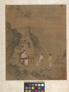Álbum Escena de jardín (tinta sobre papel) de Ying Qiu
