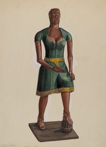 Indio de tienda de cigarros, 1935-1942 de Yolande Delasser