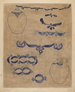 Jarra y Decoración de Yolande Delasser