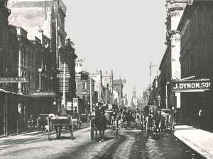 George Street, Sídney, Australia, 1895