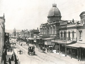 Calle Rundle, Adelaida, Australia, 1895