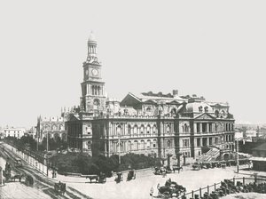 El Nuevo Ayuntamiento, Sídney, Australia, 1895 de York and Son