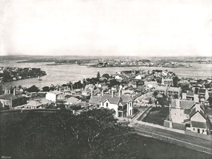 Vista desde la costa norte, Sídney, Australia, 1895 de York and Son