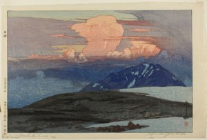 Montañas Goshiki, de la serie "Doce escenas de los Alpes japoneses" de Yoshida Hiroshi