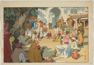 Encantadores de serpientes de Yoshida Hiroshi