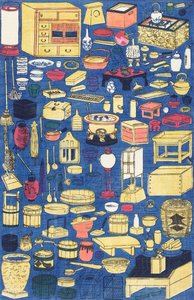 Varios artículos del hogar por Utagawa Yoshikazu de Yoshikazu Utagawa