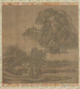 Picnic en la orilla del río, dinastía Qing, siglo XVIII de Yuan Jiang