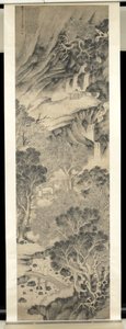 Becario en el paisaje de Yuanqi Liu