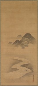 Paisaje de primavera de Yukinobu Kiyohara