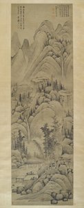 Paisaje, Pergamino Colgante, Dinastía Ming (1368-1644) de Yun Hsiang Yun Hsiang