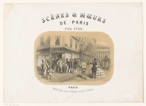 Exterior de la editorial Wild in Paris
Scènes & moeurs de Paris (título de la serie en el objeto)