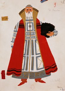 Traje para el personaje del heraldo en "Boris Godunov" de Modest Mussorgsky