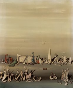 Entre la hierba y el viento de Yves Tanguy