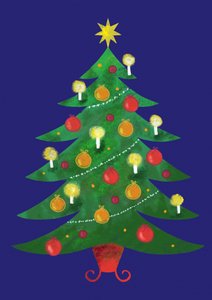 Árbol de Navidad festivo de Yvonne Gustafsson
