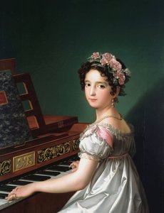 Manuela González Velázquez tocando el piano