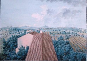 Vista del Jardín de M. Reverdit desde el Belvedere cerca de Toulon de Zacharie Felix Doument
