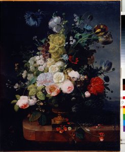 "Bouquet de fleurs" Peinture de Zachee Prevost (1797-1861) 1787 State Museum Arkhangelskoye Estate, Moscow
