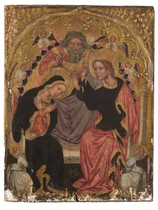 La coronación de la Virgen de Zanino di Pietro